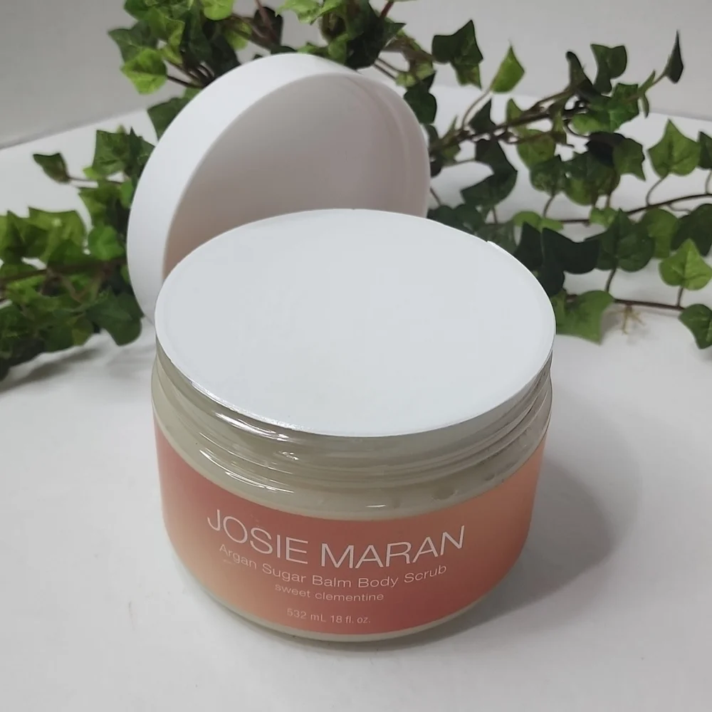 Josie Maran Luxury Size Argan Sugar Balm Body Scrub New Sealed